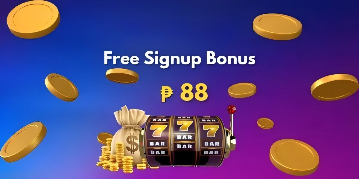 Colourful welcome promotion with casino game artwork